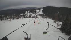 Lanovka - pohled dolů