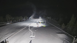 Lanovka - pohled dolů