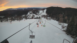 Lanovka - pohled dolů