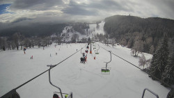 Lanovka - pohled dolů