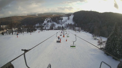 Lanovka - pohled dolů