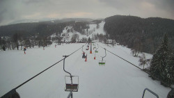 Lanovka - pohled dolů