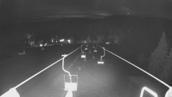 Lanovka - pohled dolů