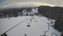 Lanovka - pohled dolů