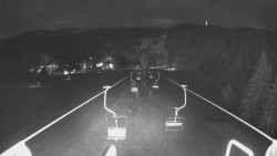 Lanovka - pohled dolů