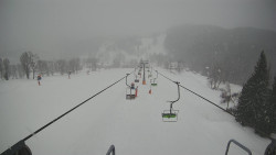 Lanovka - pohled dolů