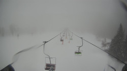 Lanovka - pohled dolů