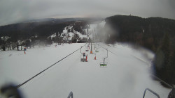 Lanovka - pohled dolů