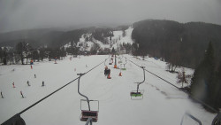 Lanovka - pohled dolů