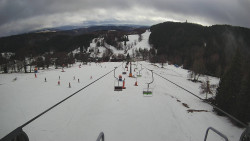 Lanovka - pohled dolů