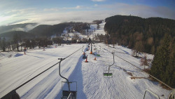 Lanovka - pohled dolů