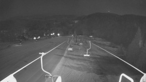 Snow park Paprsek - Lanovka - pohled dolů - 27.2.2026 v 02:00 Snow park Paprsek - Lanovka - pohled dolů - 27.2.2026 v 02:00