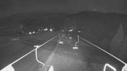 Lanovka - pohled dolů