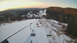 Lanovka - pohled dolů