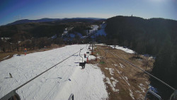 Lanovka - pohled dolů