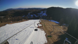 Lanovka - pohled dolů