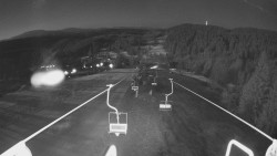 Lanovka - pohled dolů