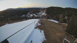 Lanovka - pohled dolů