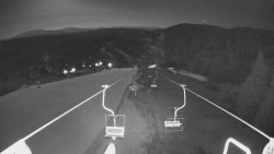 Lanovka - pohled dolů