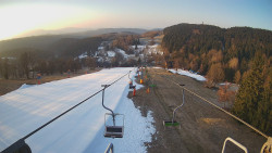 Lanovka - pohled dolů