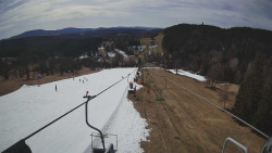 Lanovka - pohled dolů