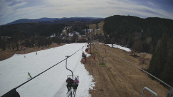 Lanovka - pohled dolů
