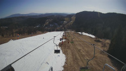 Lanovka - pohled dolů