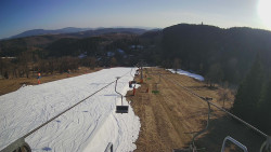 Lanovka - pohled dolů