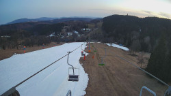 Lanovka - pohled dolů