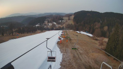 Lanovka - pohled dolů