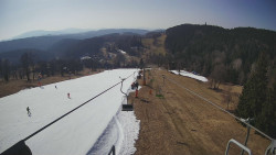 Lanovka - pohled dolů