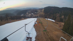 Lanovka - pohled dolů
