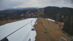 Lanovka - pohled dolů