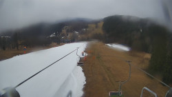 Lanovka - pohled dolů