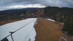 Lanovka - pohled dolů