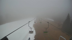 Lanovka - pohled dolů