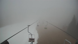 Lanovka - pohled dolů