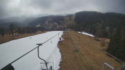 Lanovka - pohled dolů