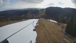 Lanovka - pohled dolů