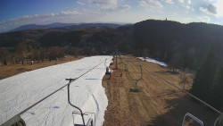 Lanovka - pohled dolů