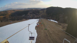 Lanovka - pohled dolů