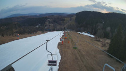 Lanovka - pohled dolů