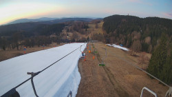 Lanovka - pohled dolů