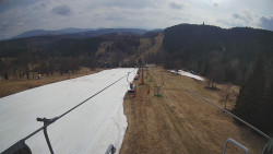 Lanovka - pohled dolů