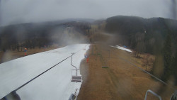 Lanovka - pohled dolů