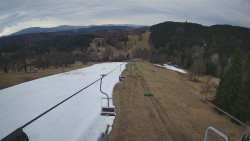 Lanovka - pohled dolů