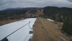 Lanovka - pohled dolů