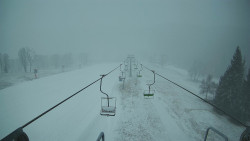 Lanovka - pohled dolů