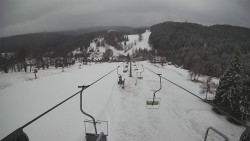 Lanovka - pohled dolů