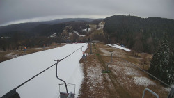 Lanovka - pohled dolů